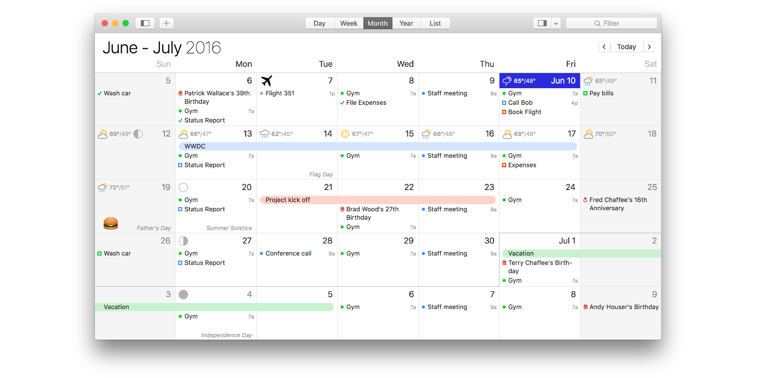 best google replacement calendar app for ios and mac